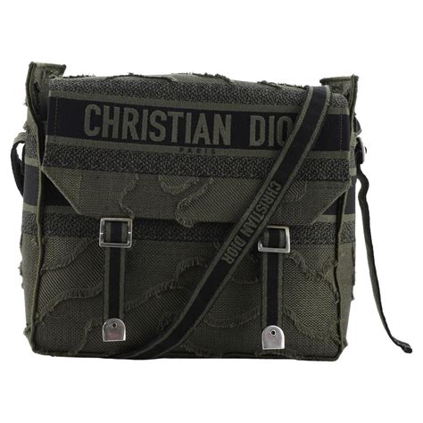 camp dior|diorcamp canvas messenger bag.